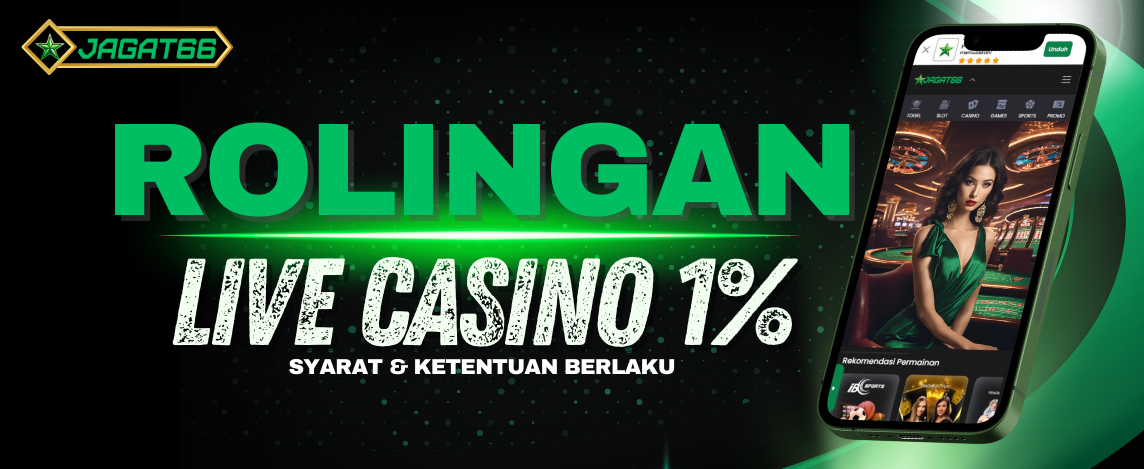 PROMO ROLINGAN LIVE CASINO 1% Banner