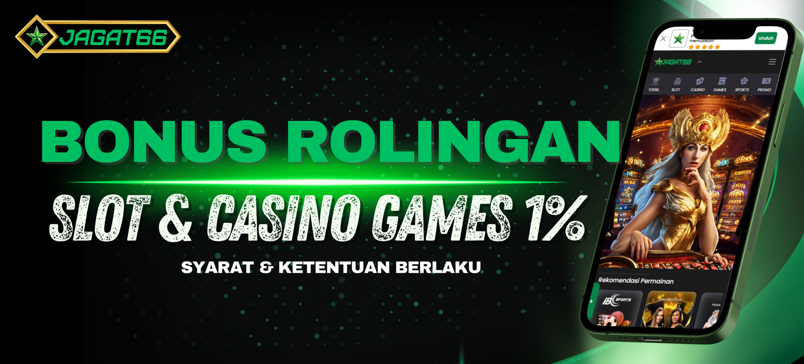 BONUS ROLLINGAN SLOT & CASINO GAMES